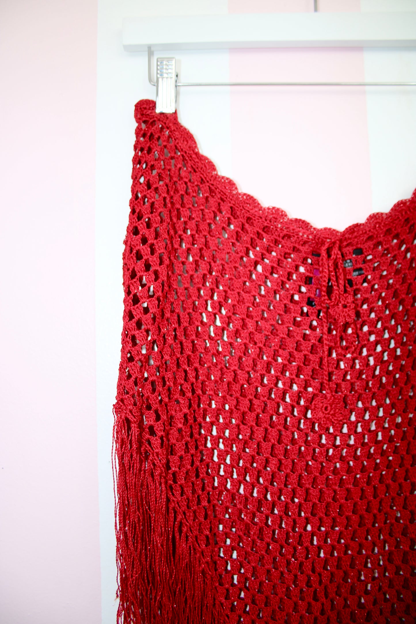 Red Say What Poncho