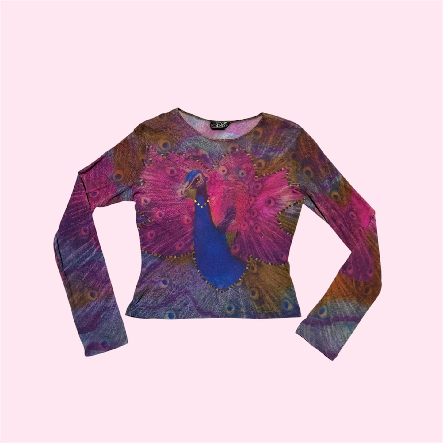 Peacock Mesh Top