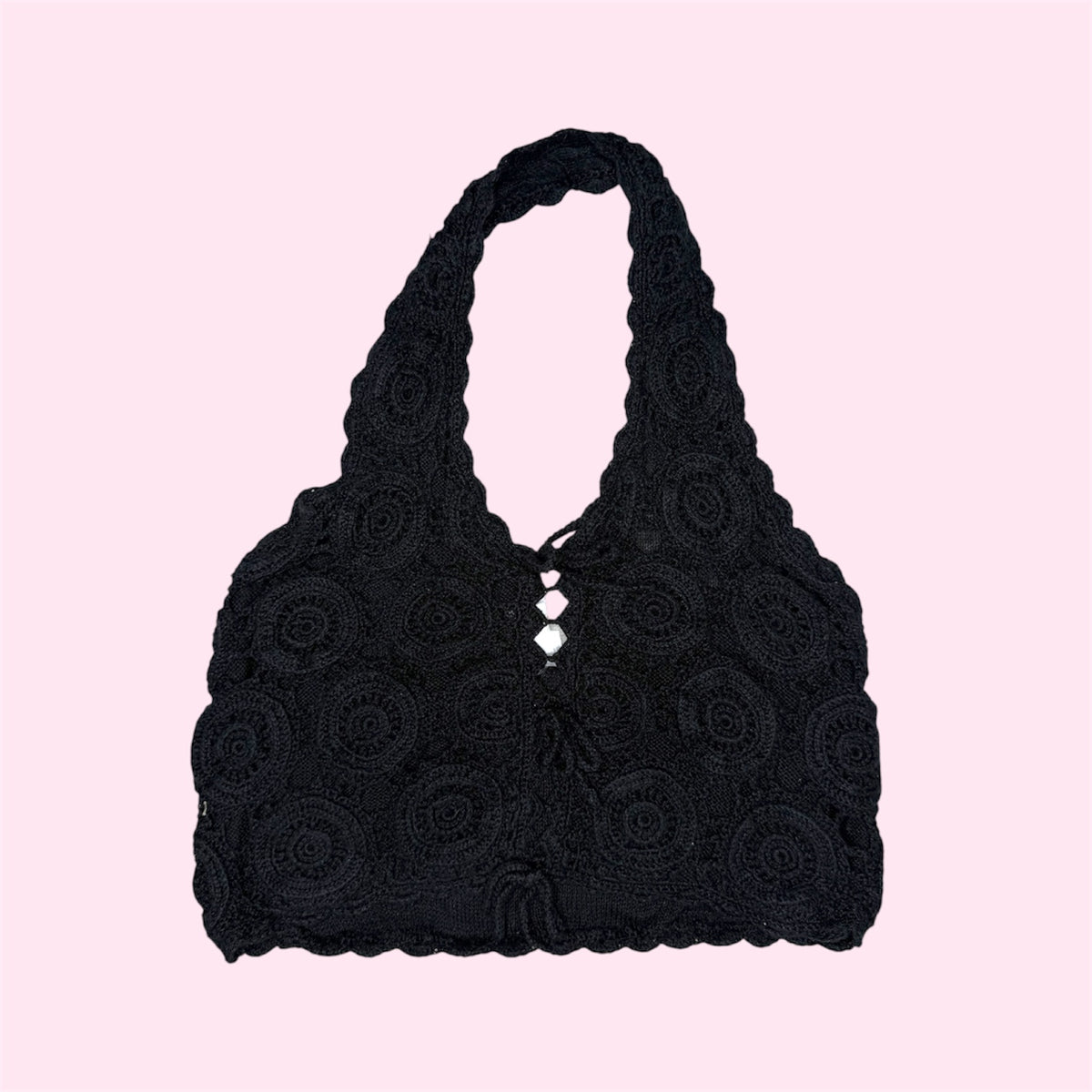 Moda International Crochet Halter