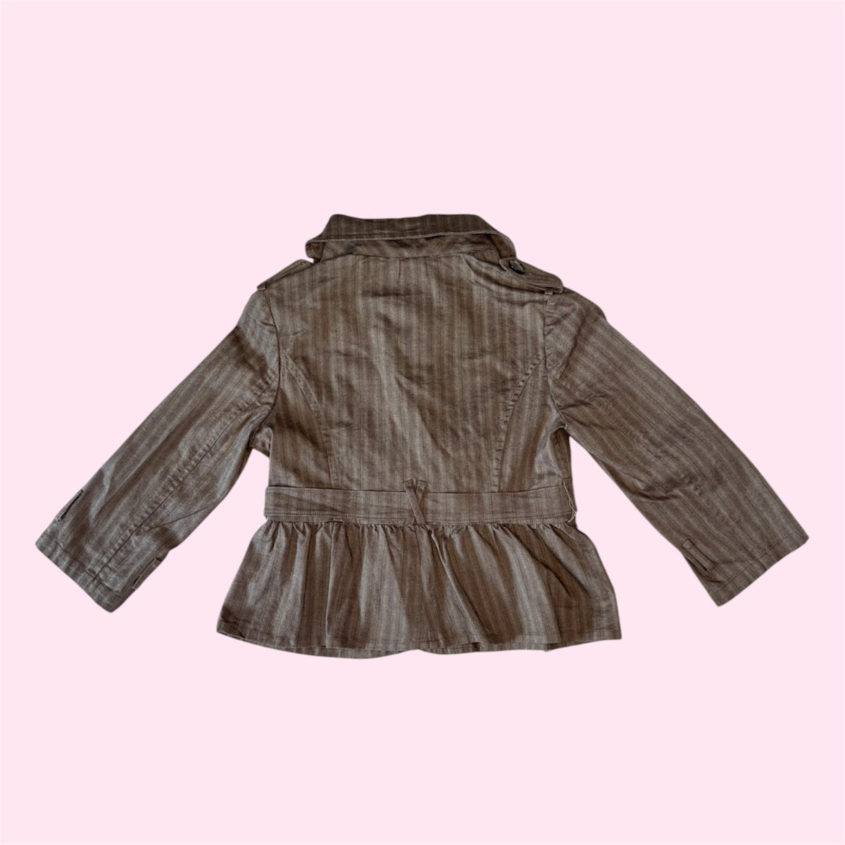 Brown Striped Jacket
