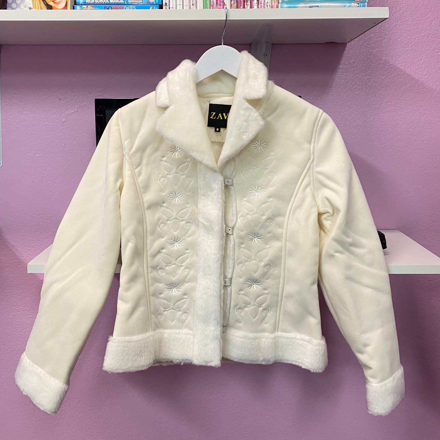 White Deadstock embroidered Coat