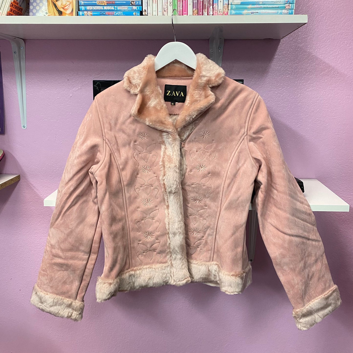 Pink Deadstock Embroidered Coat