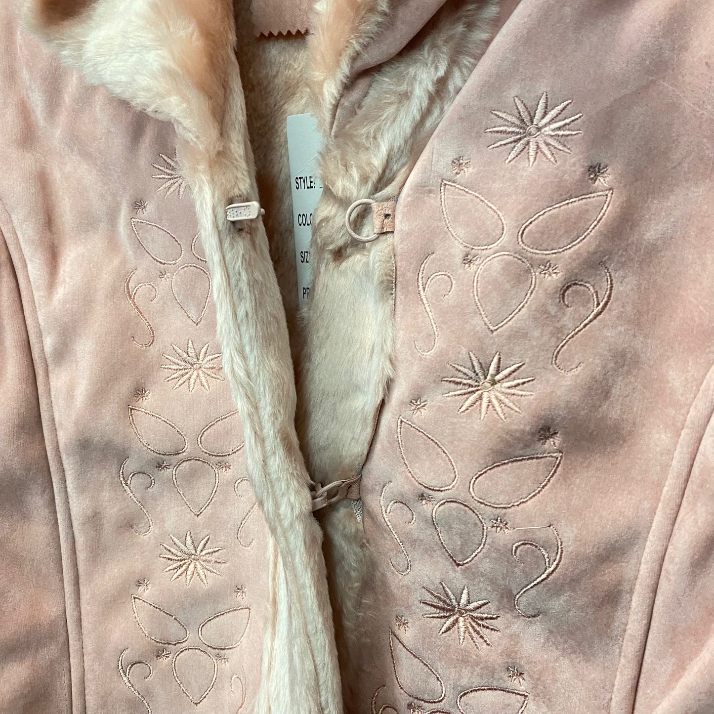 Pink Deadstock Embroidered Coat