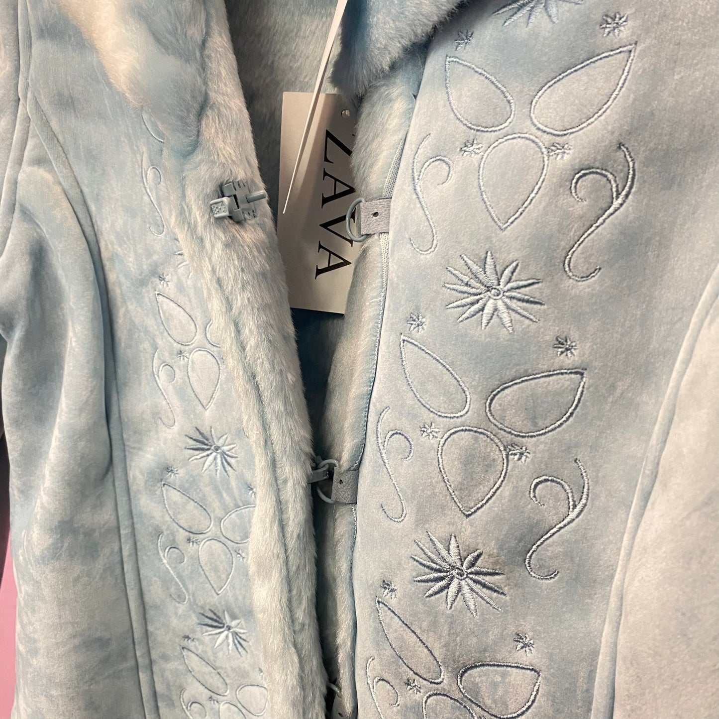 Blue Deadstock Embroidered Coat