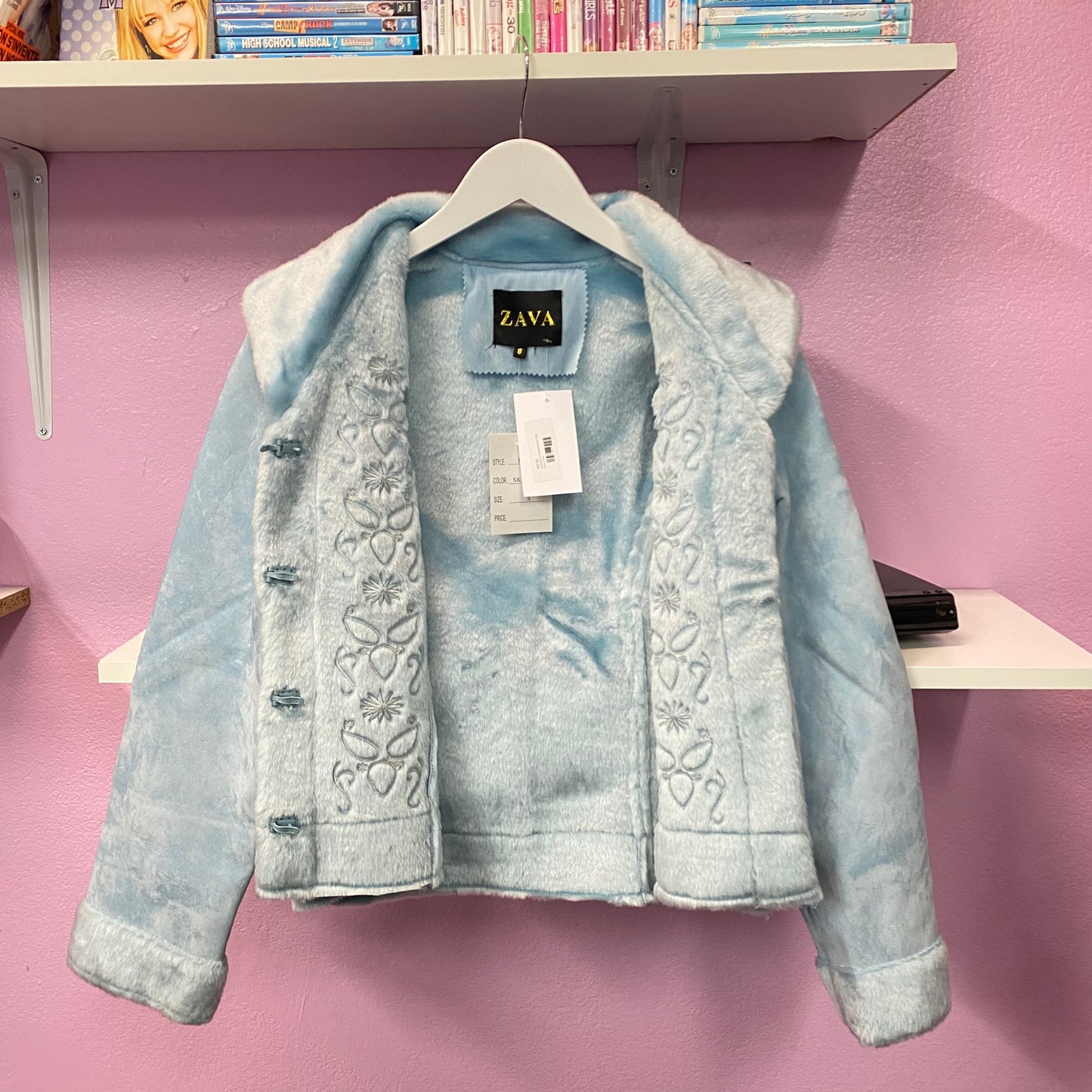 Blue Deadstock Embroidered Coat